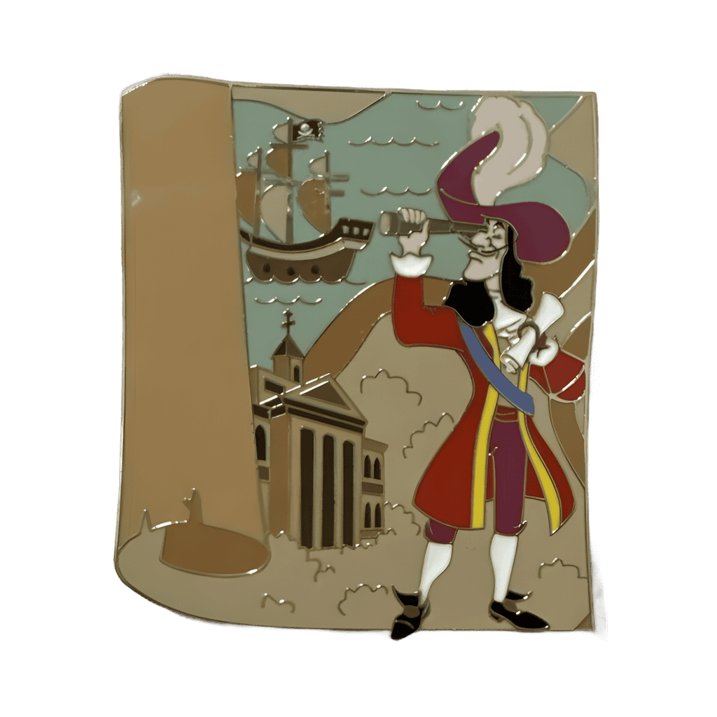 Adventureland, Captain Hook Disney pin