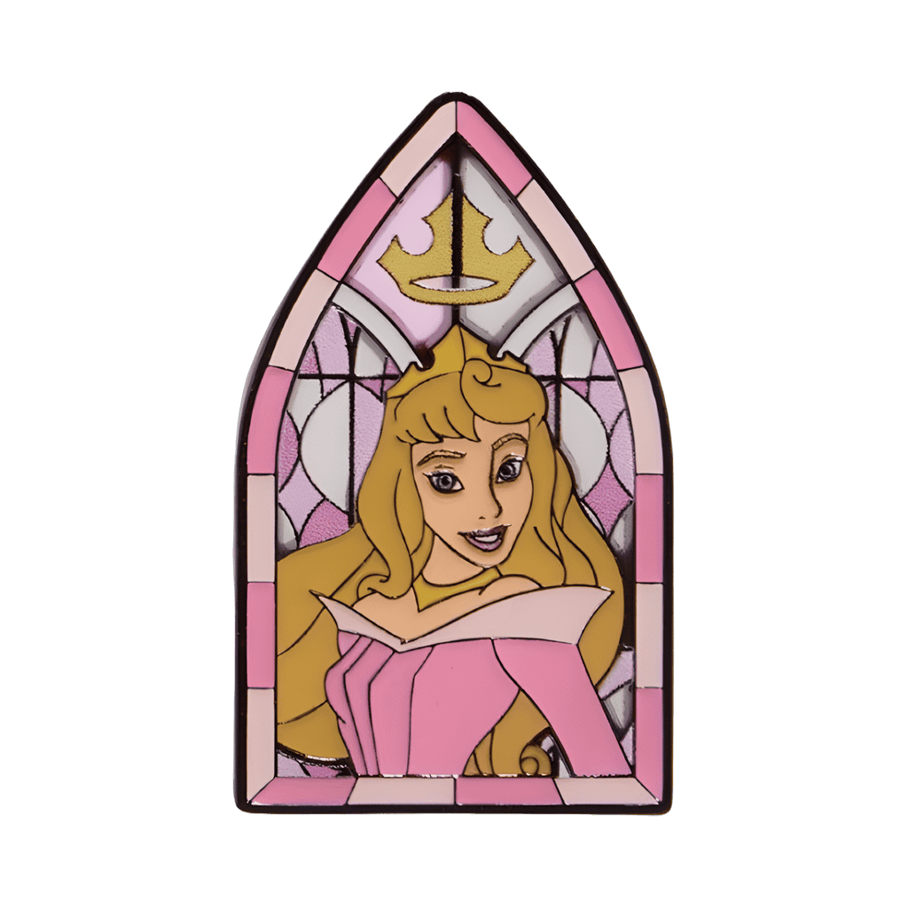 Aurora Stained Glass Disney pin