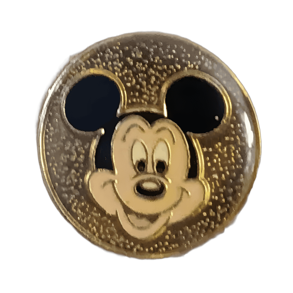 Mickey Gold Glitter Disney pin