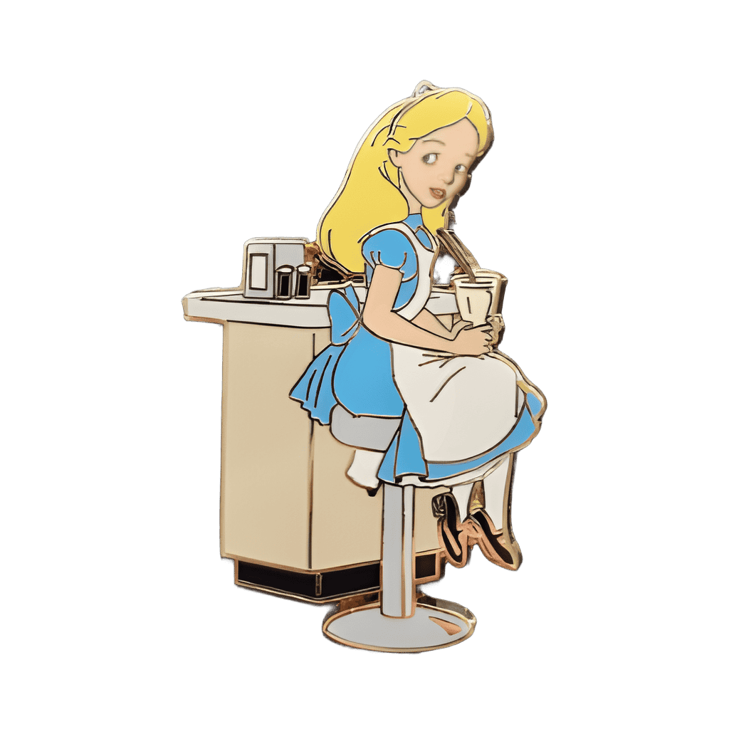 Alice Milkshake Disney pin