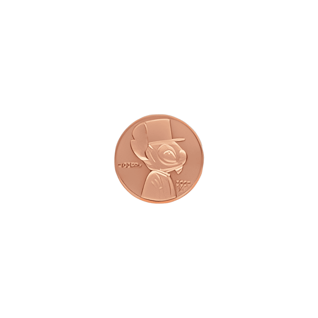 Stitch as Abraham Lincoln on Penny Mini Jumbo Disney pin