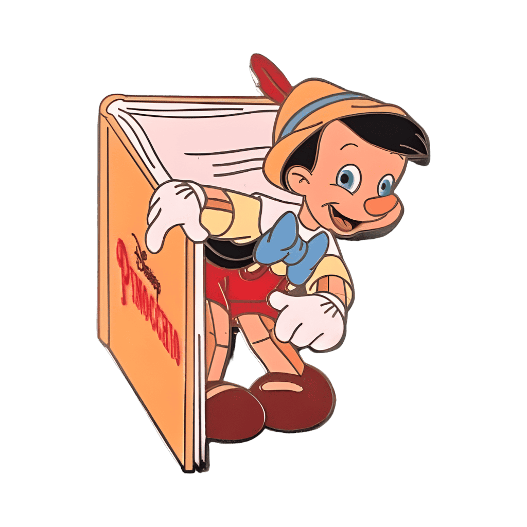 Pinocchio with Storybook Disney pin