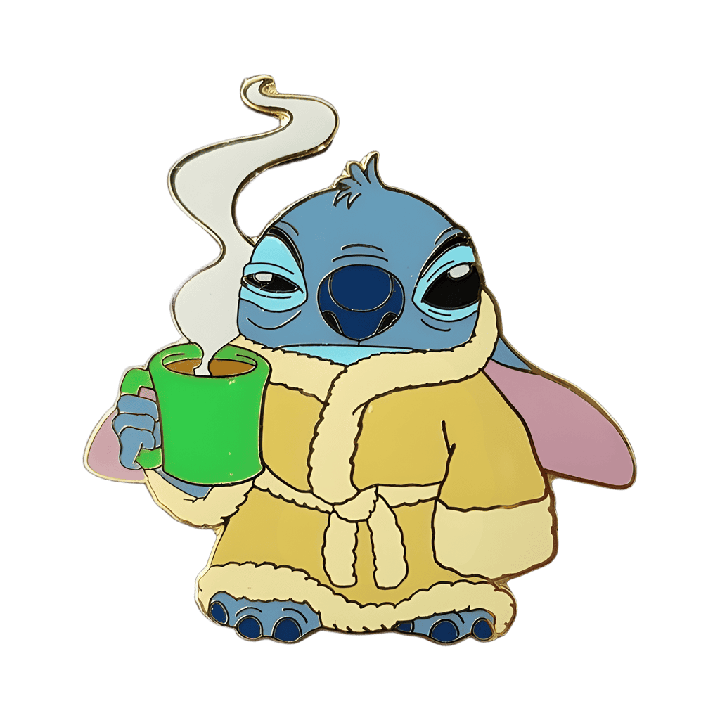 Stitch Morning Coffee Disney pin