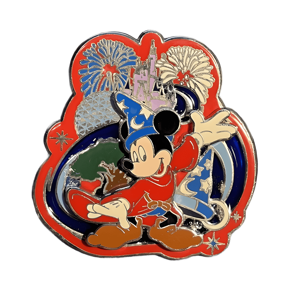 Sorcerer Mickey with Park Icons Disney pin