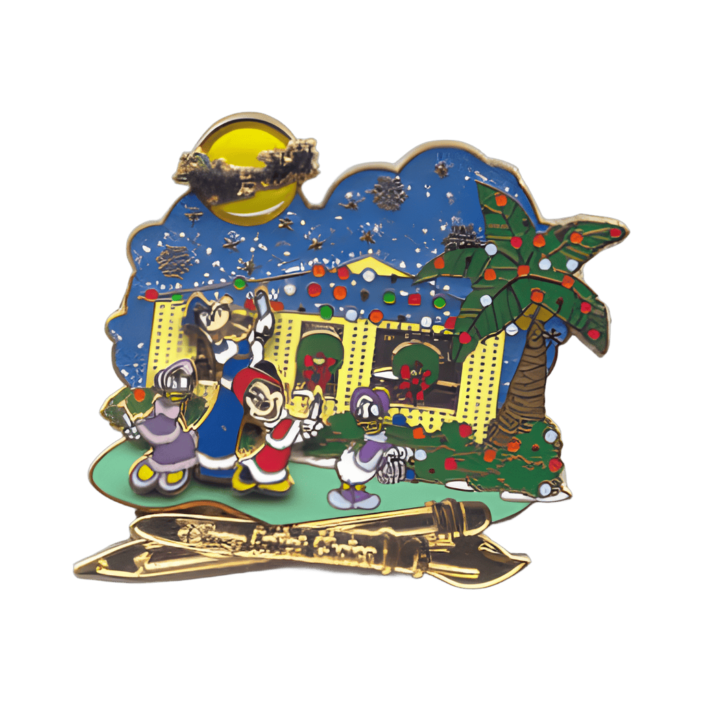 Artist Choice - Minnie, Daisy, Clarabelle & Grandma Duck Caroling Disney pin