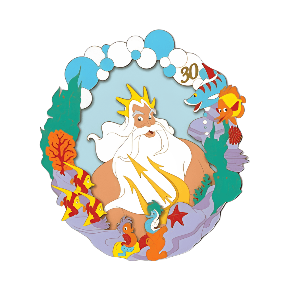 King Triton Disney pin