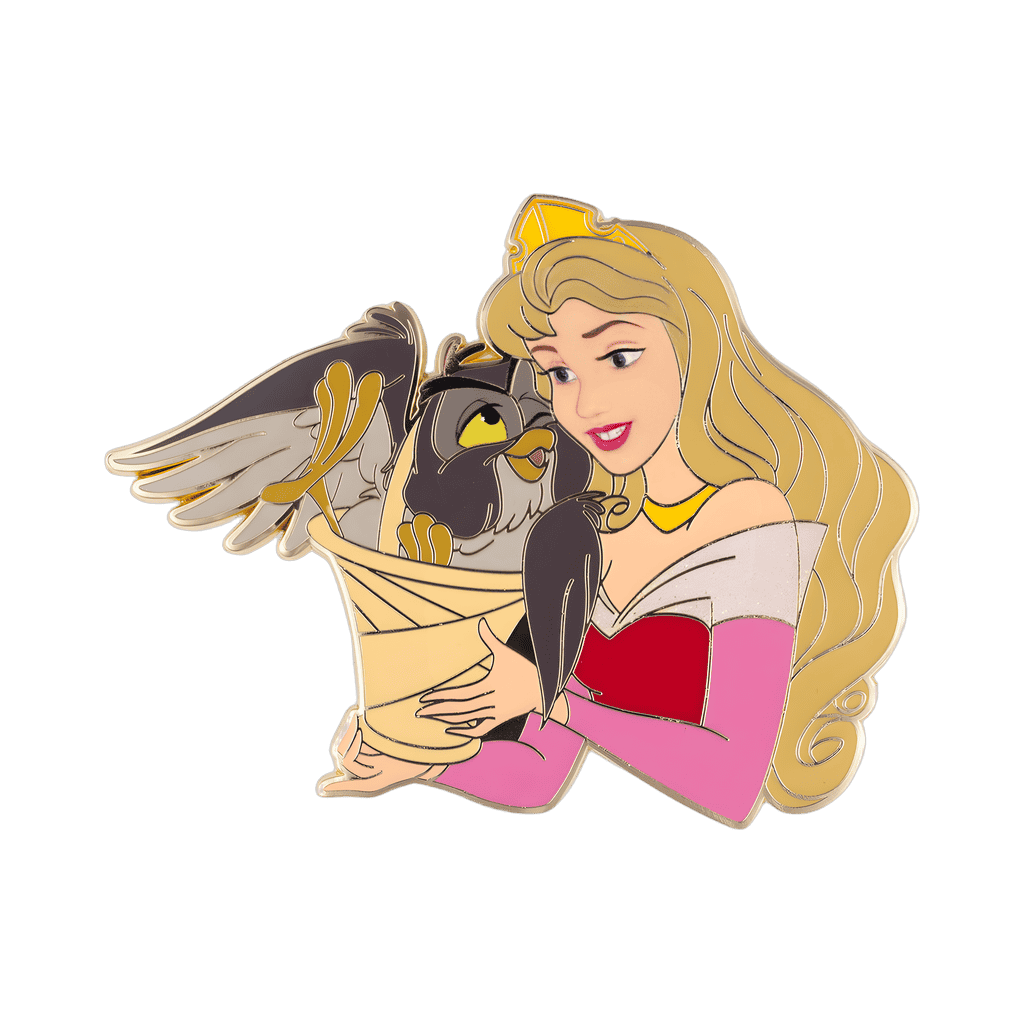 Aurora and Owl Disney pin