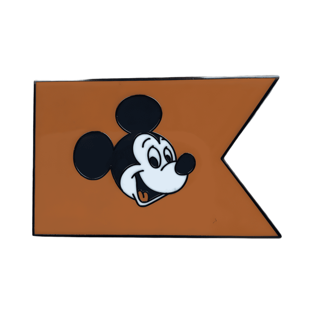 Opening Day Inspired Souvenir Framed Set — Mickey Flag Disney pin