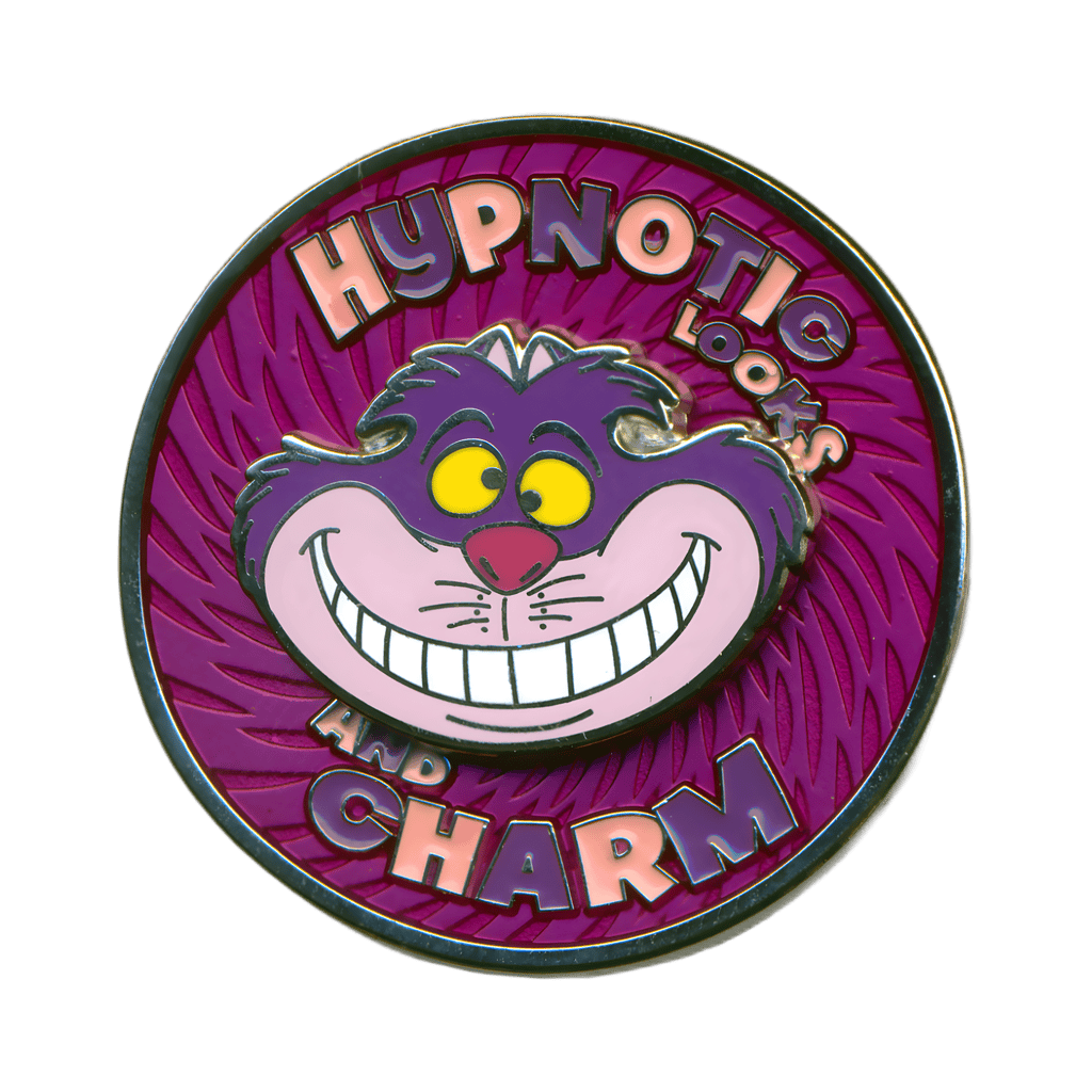 Cheshire Cat Hypnotic Looks and Charm Disney pin