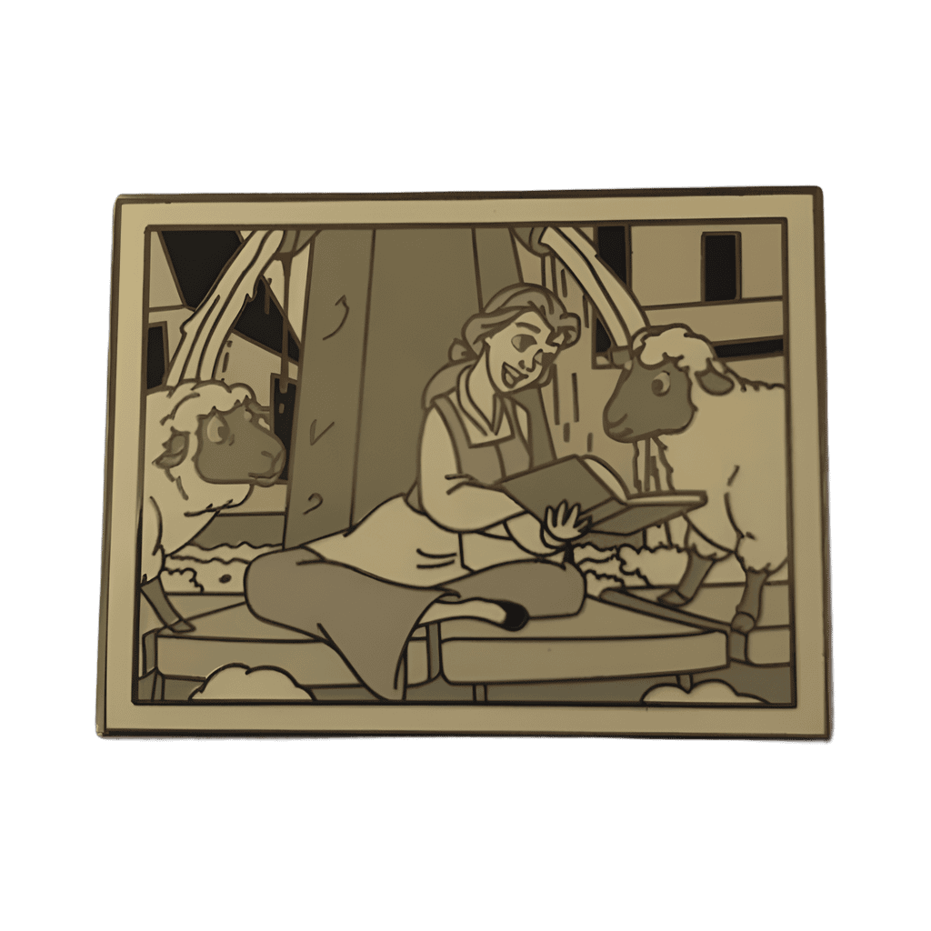 Belle with Sheep CHASER Disney pin