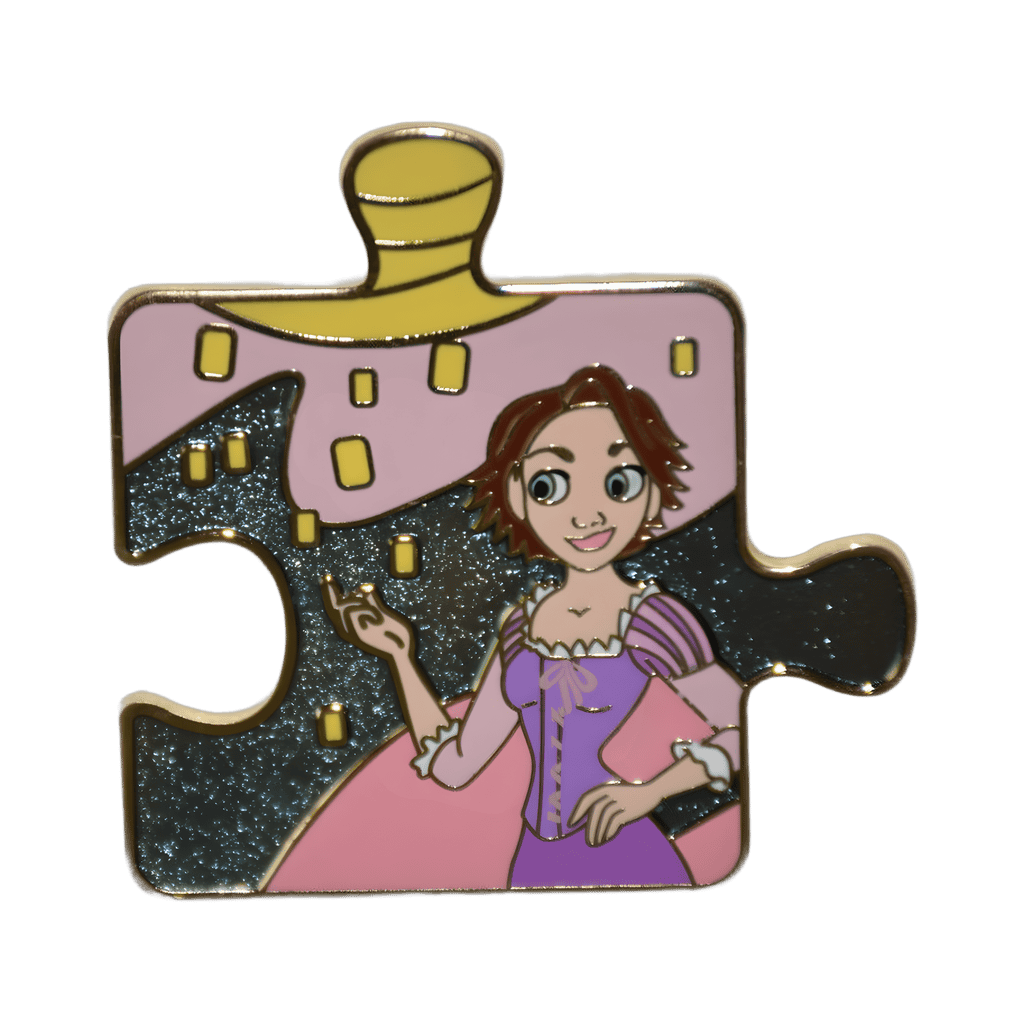 Brown Haired Rapunzel CHASER Disney pin
