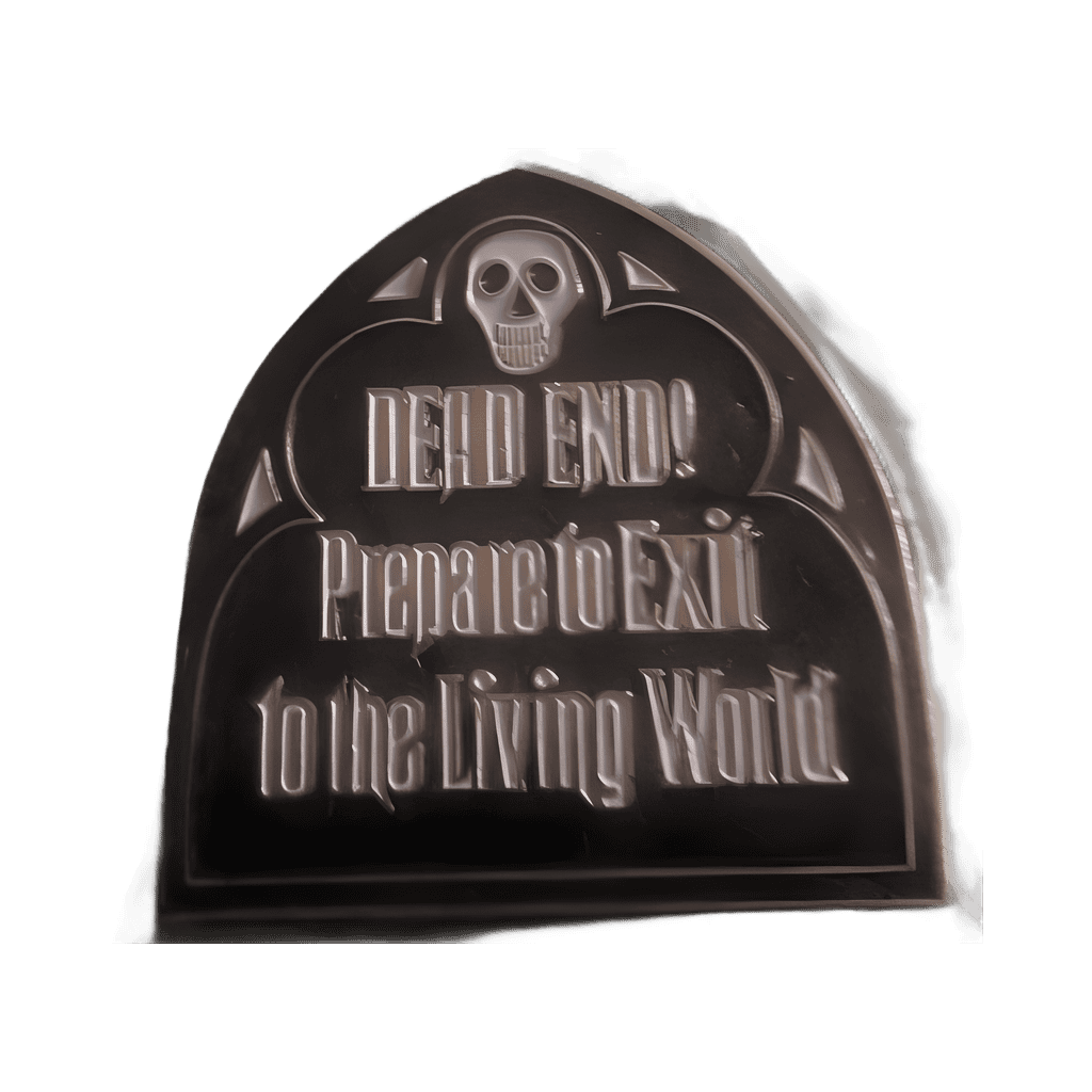 30th Anniversary — Dead End Sign Disney pin