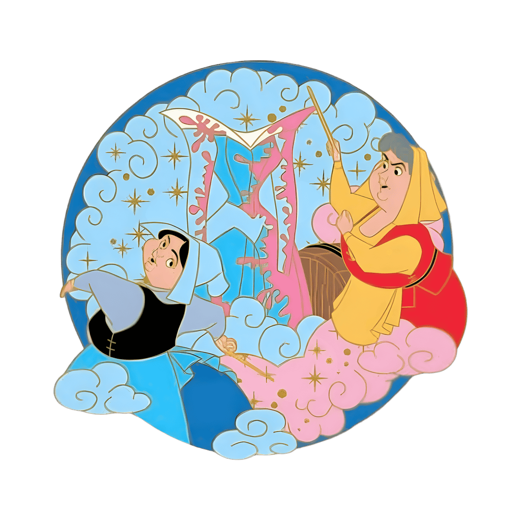 Magical Spells Boxed Pin Set - Flora and Merryweather Disney pin