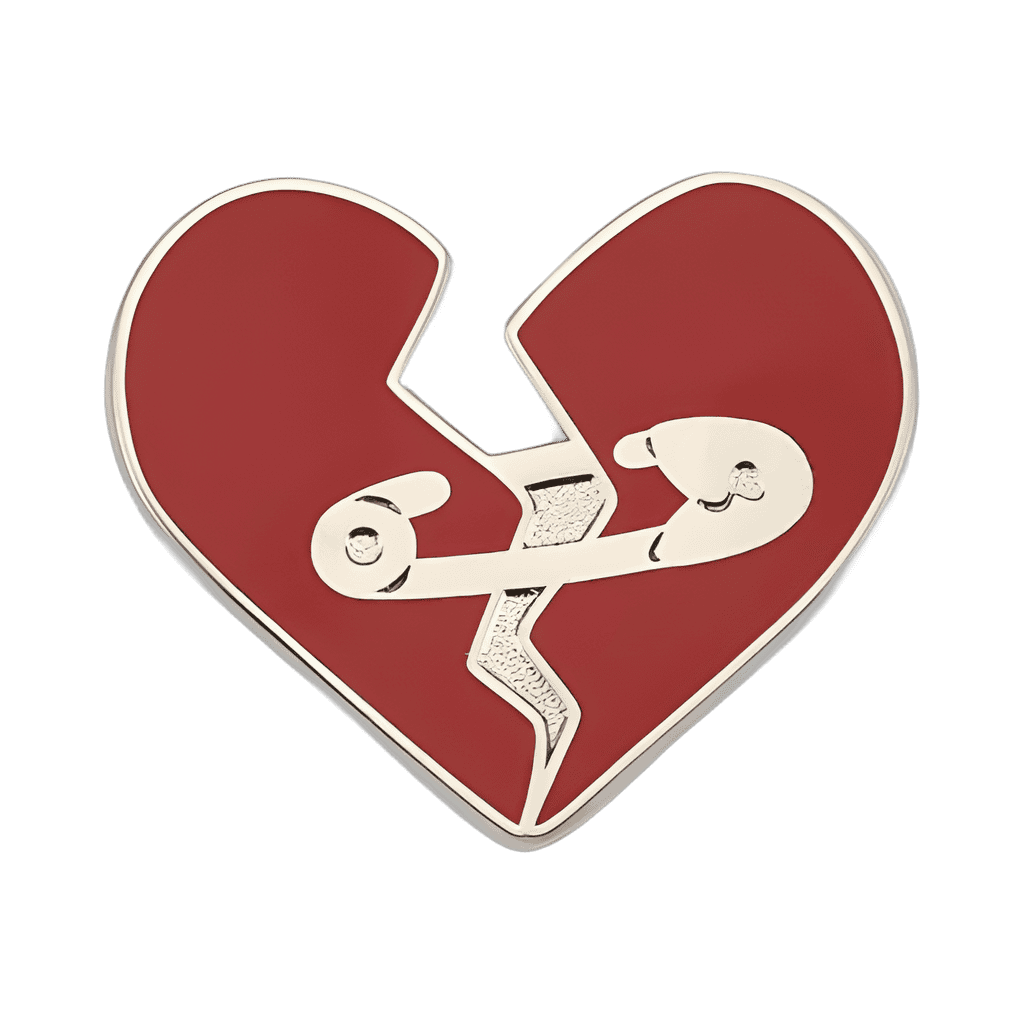 Broken Heart Disney pin