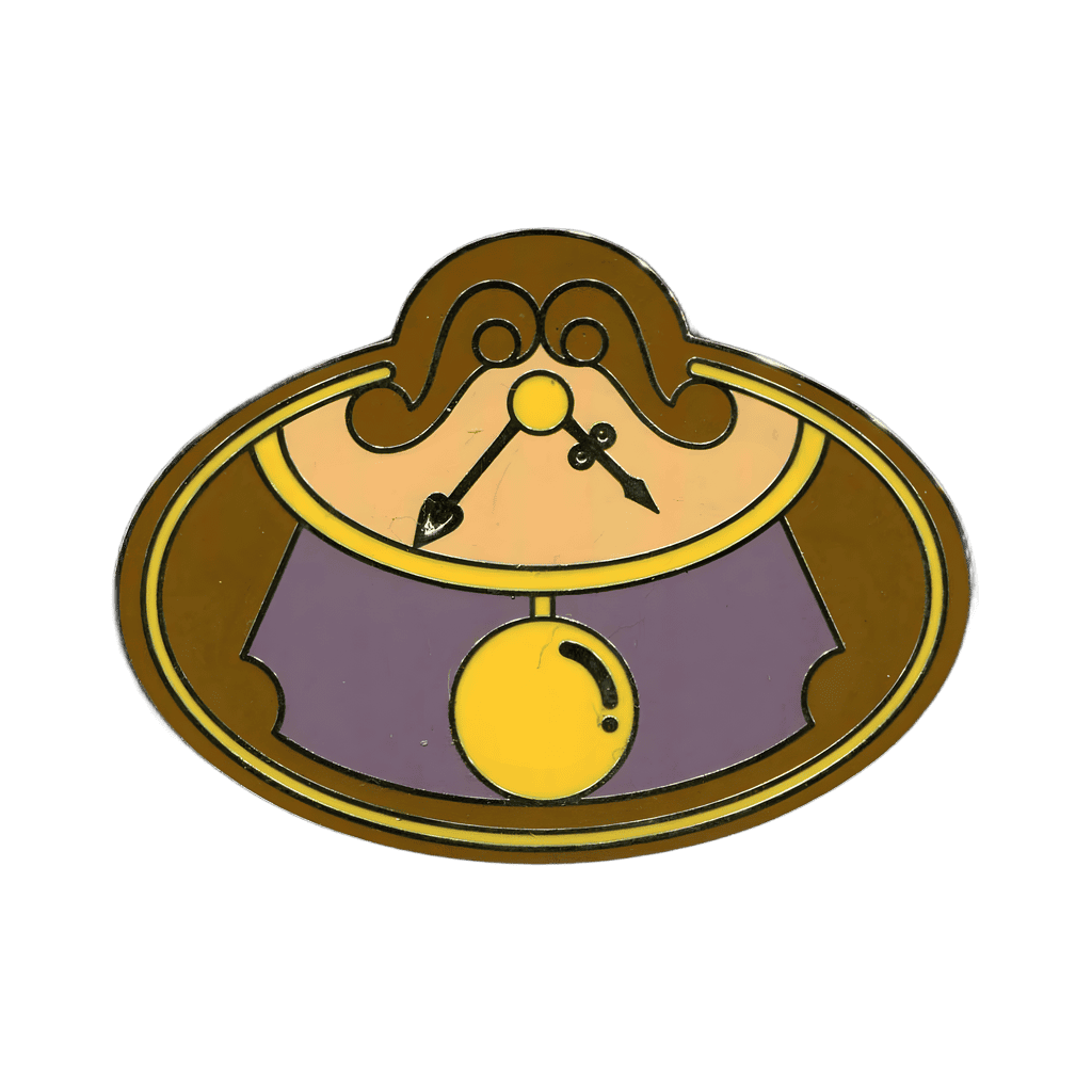 Cogsworth Disney pin