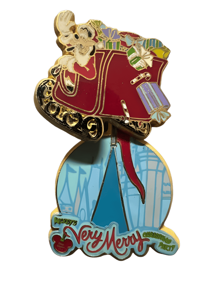 Goofy with Sleigh Disney pin