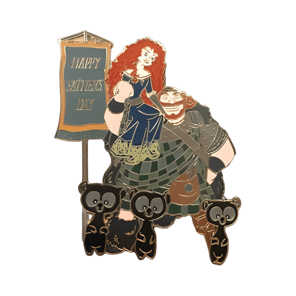2013 - King Fergus and Merida, Harris, Hubert, and Hamish - Surprise Pin Disney pin