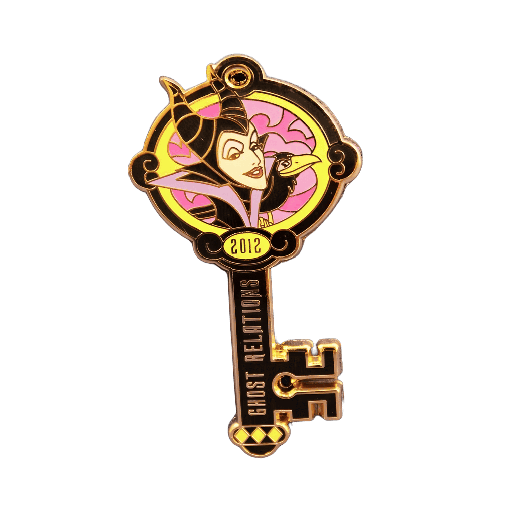 Maleficent Key Disney pin
