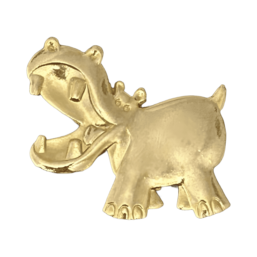 Gold Jungle Cruise Hippo Disney pin
