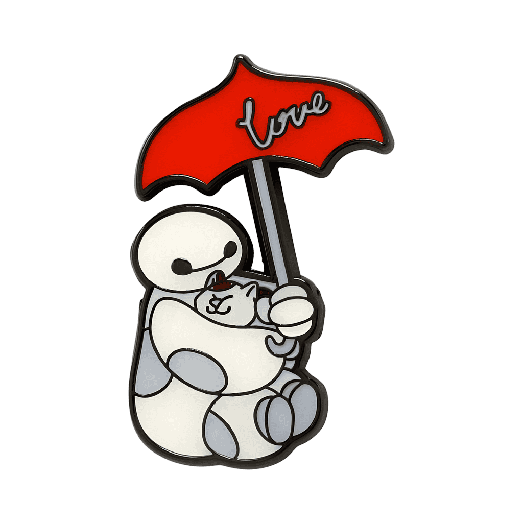 Baymax Holding Mochi Disney pin