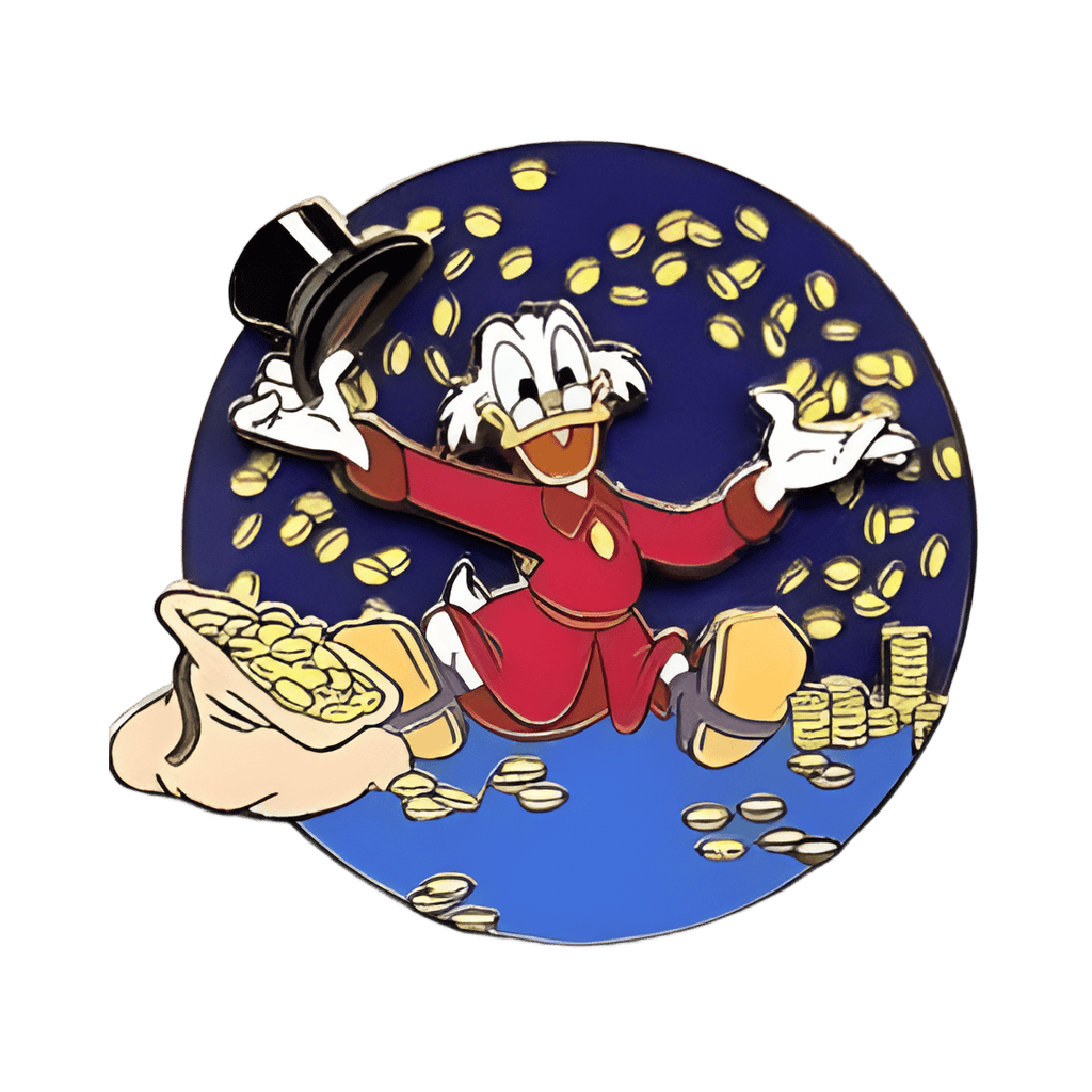 Scrooge McDuck Spinner Disney pin
