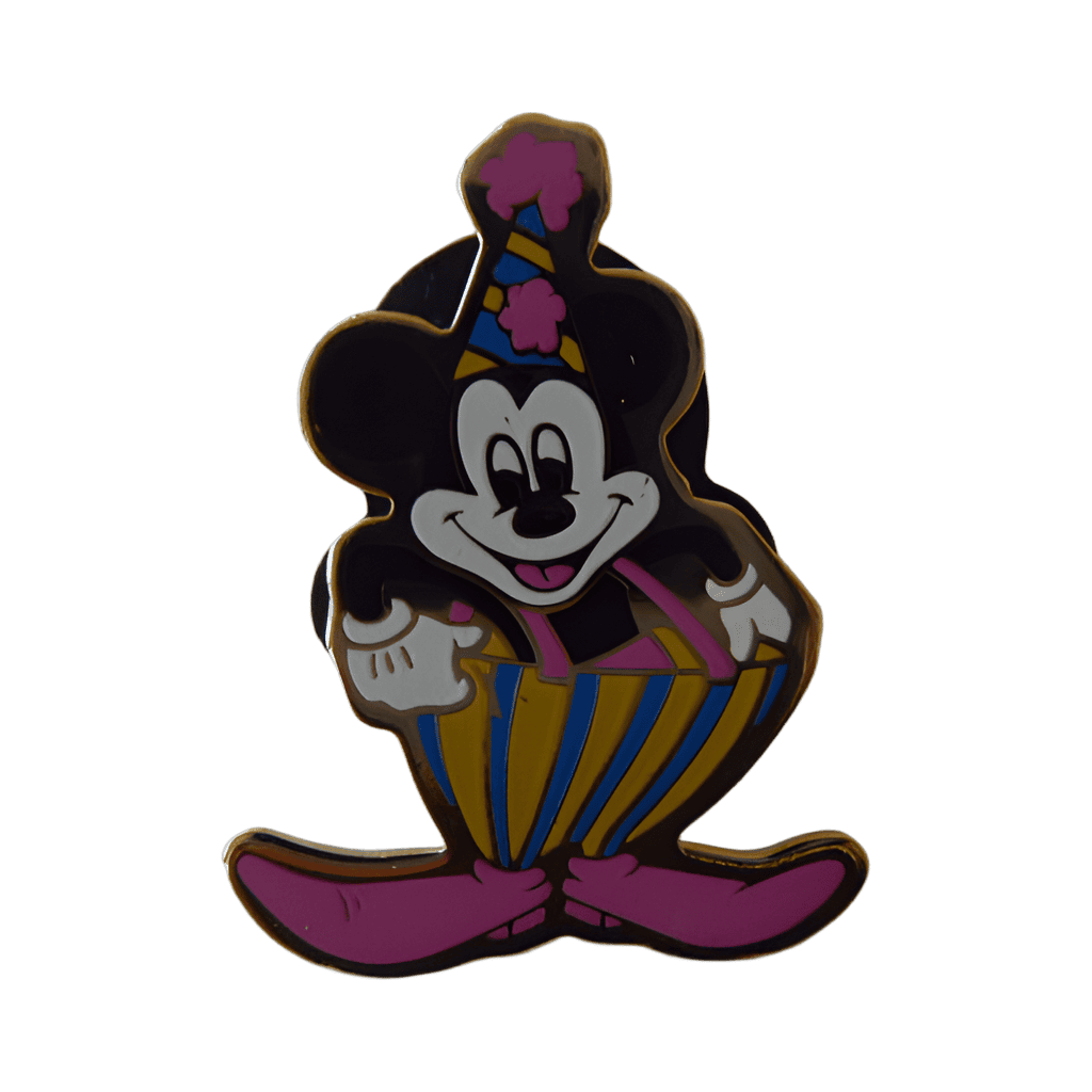 Yellow and Blue Clown Mickey Disney pin