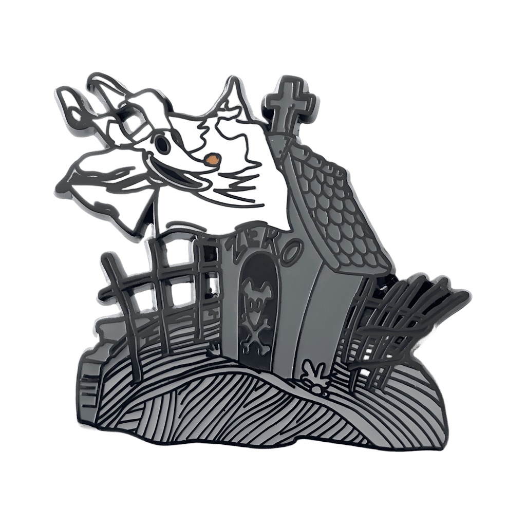 Zero in Front of his Doghouse Disney pin