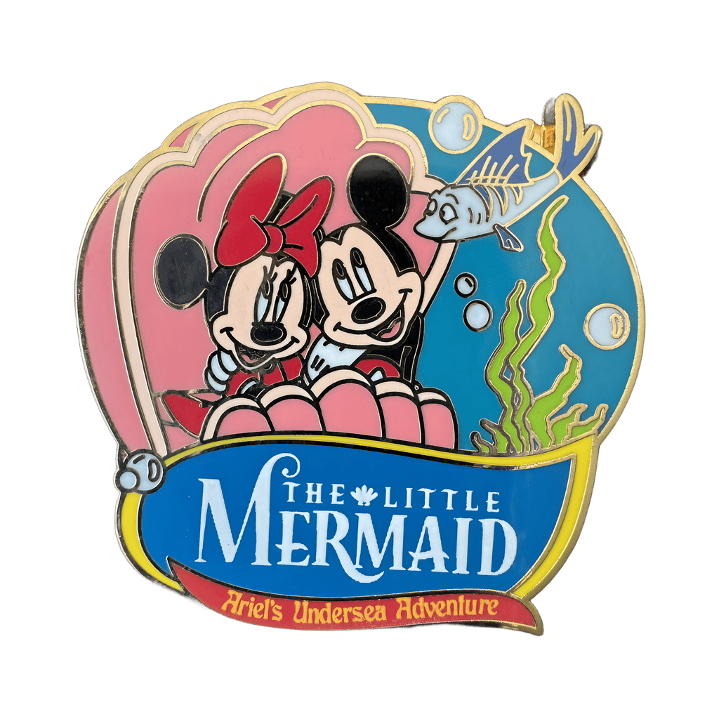 Mickey and Minnie on Ariel's Undersea Adventure Disney pin