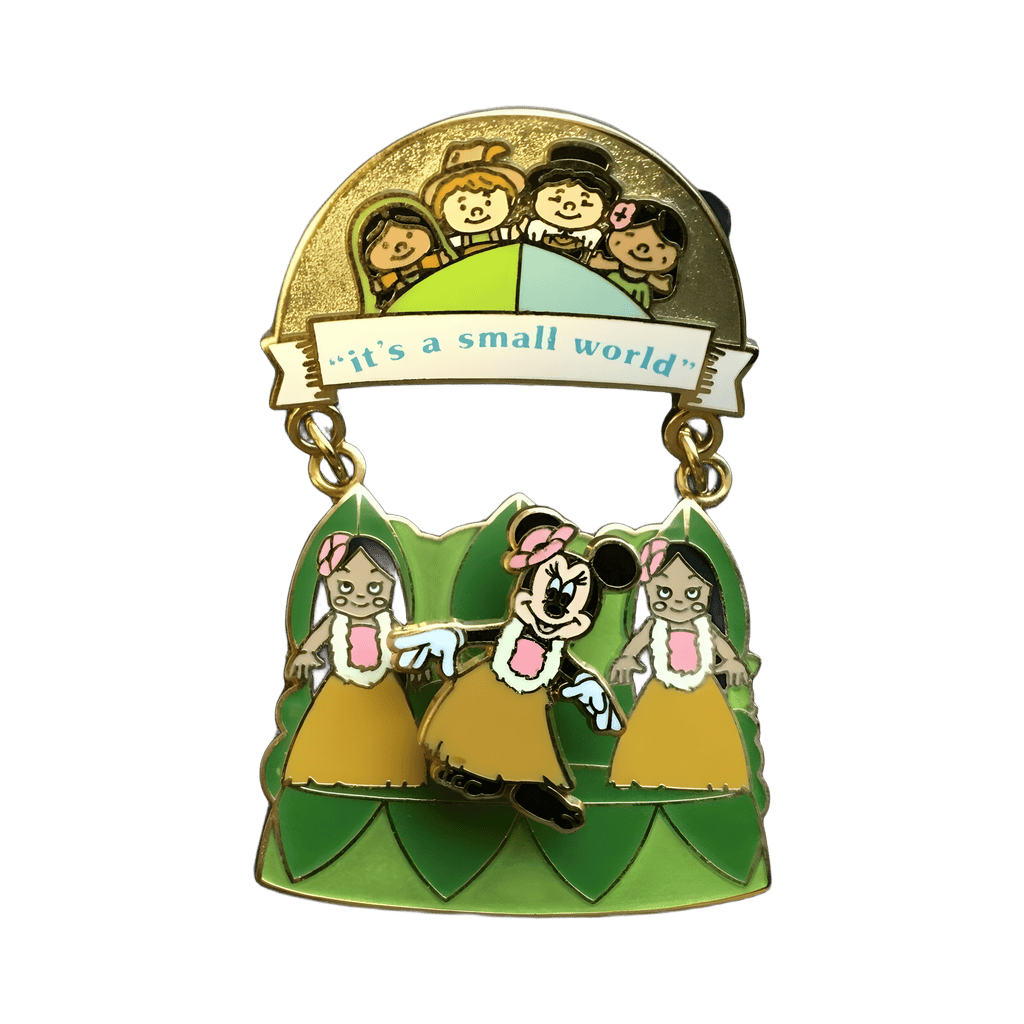 Minnie Mouse It's a Small World Hula Girls Disney pin