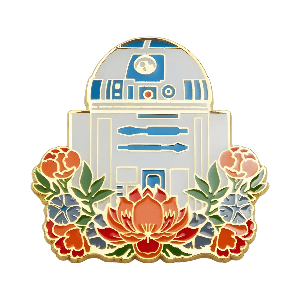 R2-D2 in Flowers Disney pin