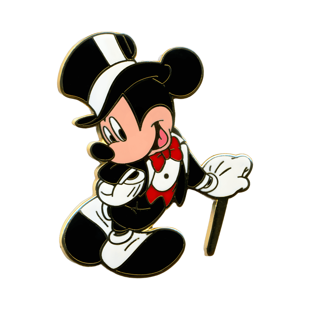 Mickey Mouse in a Tuxedo and Top Hat Disney pin
