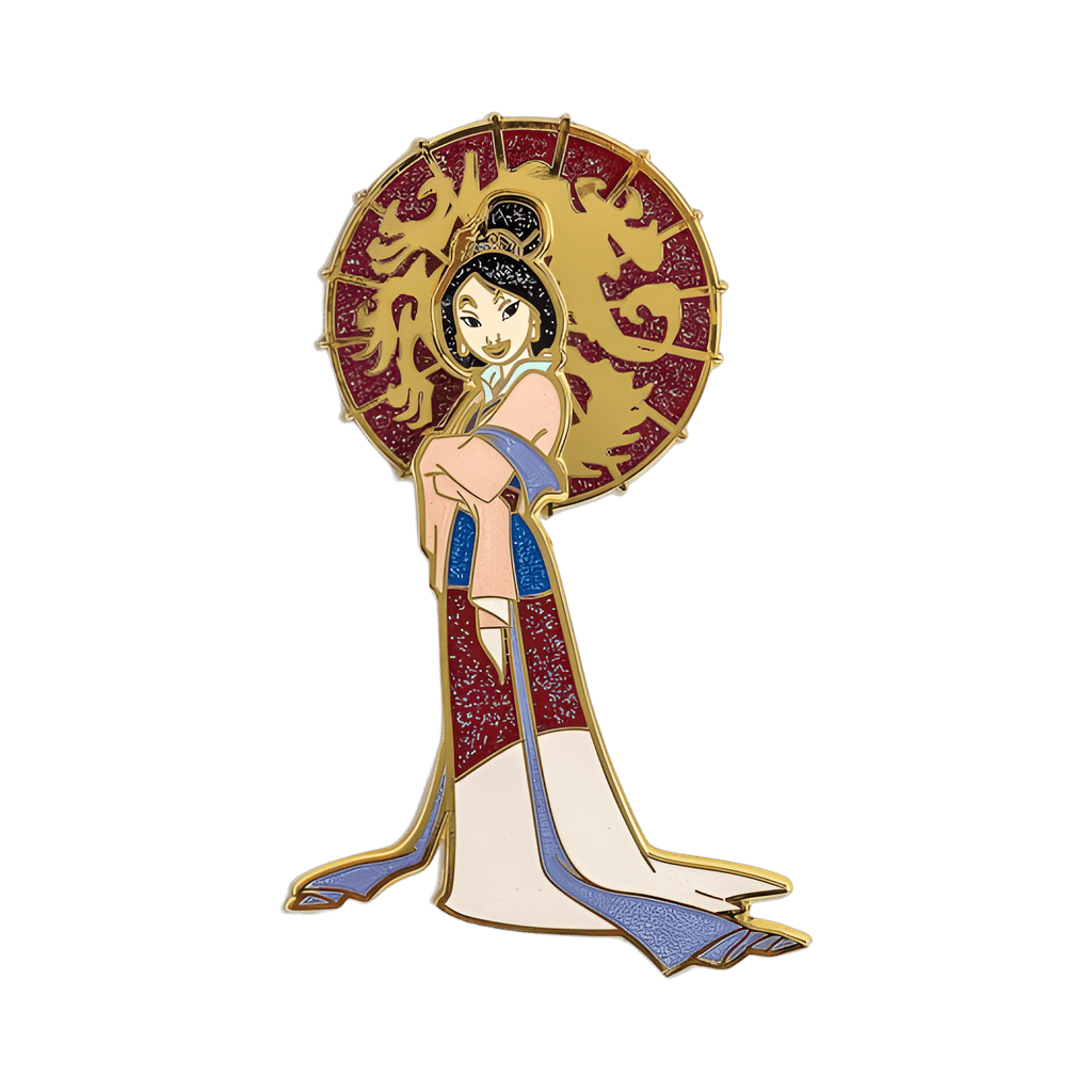 Mulan with Umbrella Disney pin