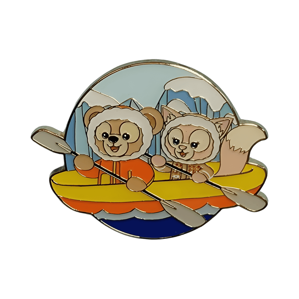 Disney Duffy & Lina Bell kayaking Pin Disney pin