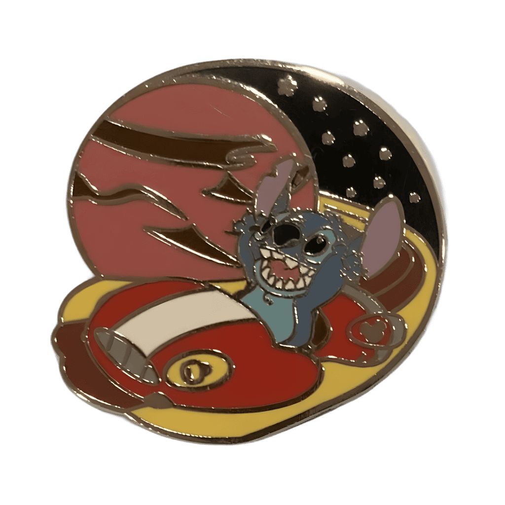 Stitch in a Flying Saucer Disney pin
