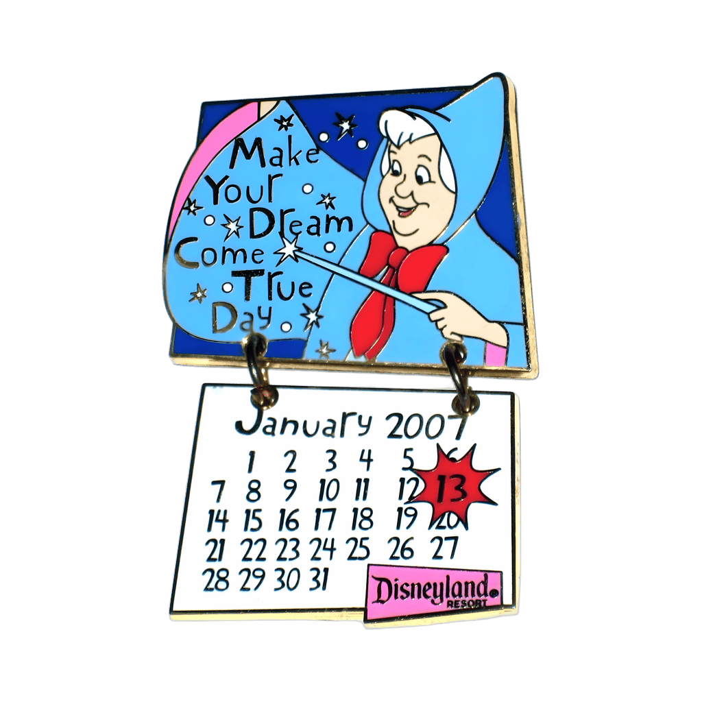 January (Make Your Dream Come True Day) Disney pin