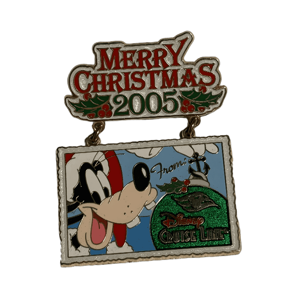 Merry Christmas 2005 Disney Cruise Line Santa Goofy Disney pin