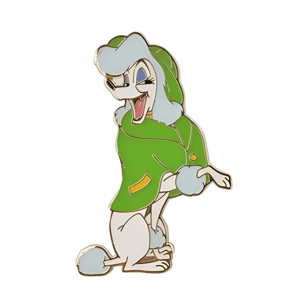 Georgette in Green Raincoat Disney pin