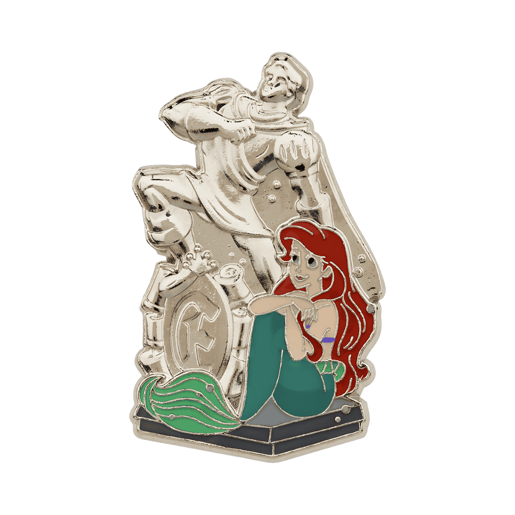 Ariel and Eric’s statue Disney pin