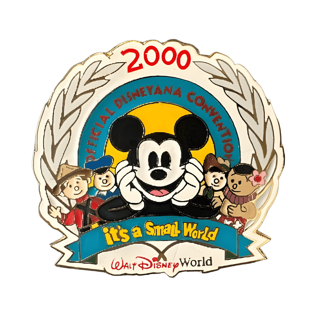 2000 Logo with Mickey - It’s a Small World Disney pin