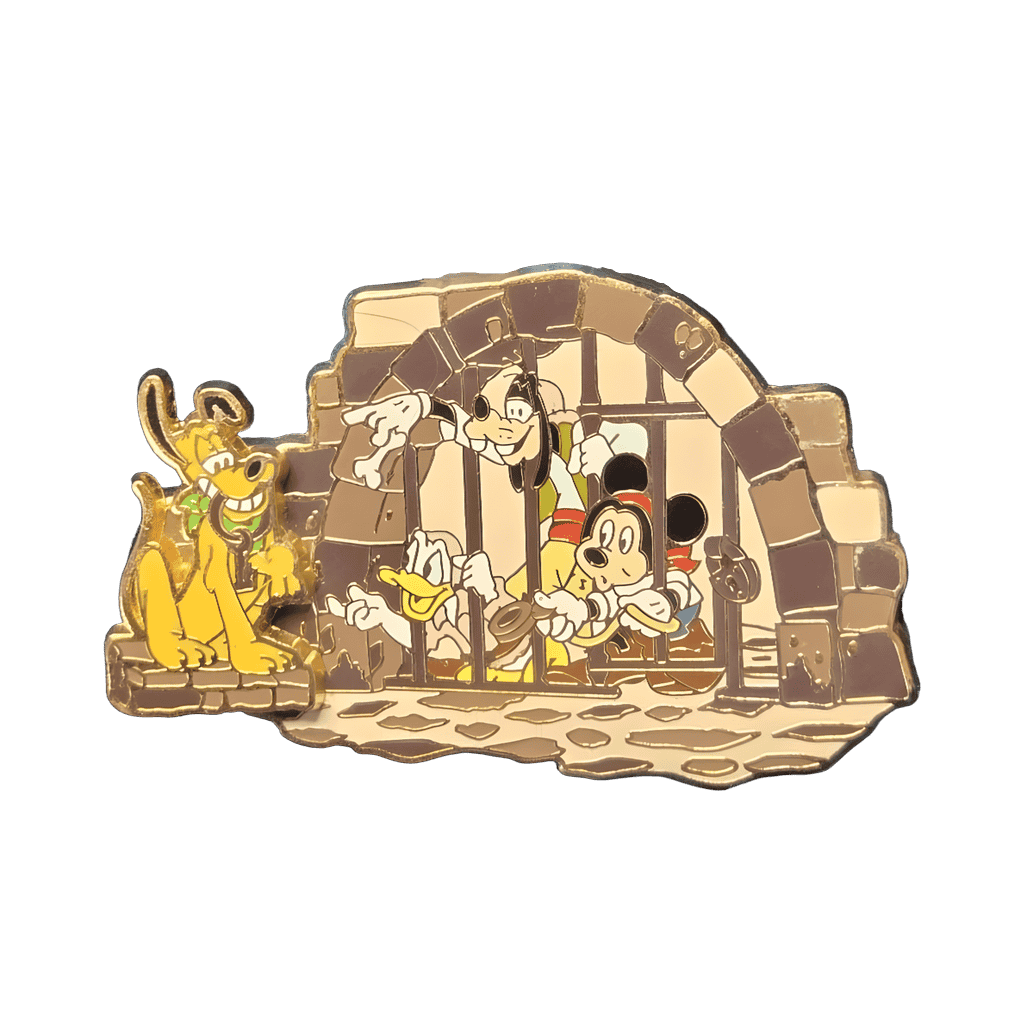 Jail Scene - Fab 4 Disney pin