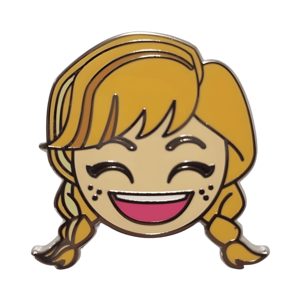 Frozen Emoji Booster Set - Anna Laughing Disney pin