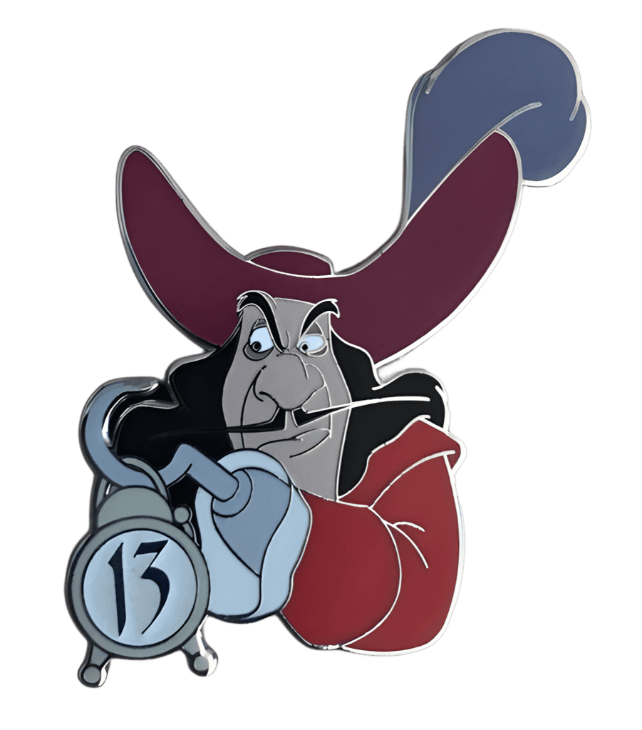 Captain Hook Disney pin