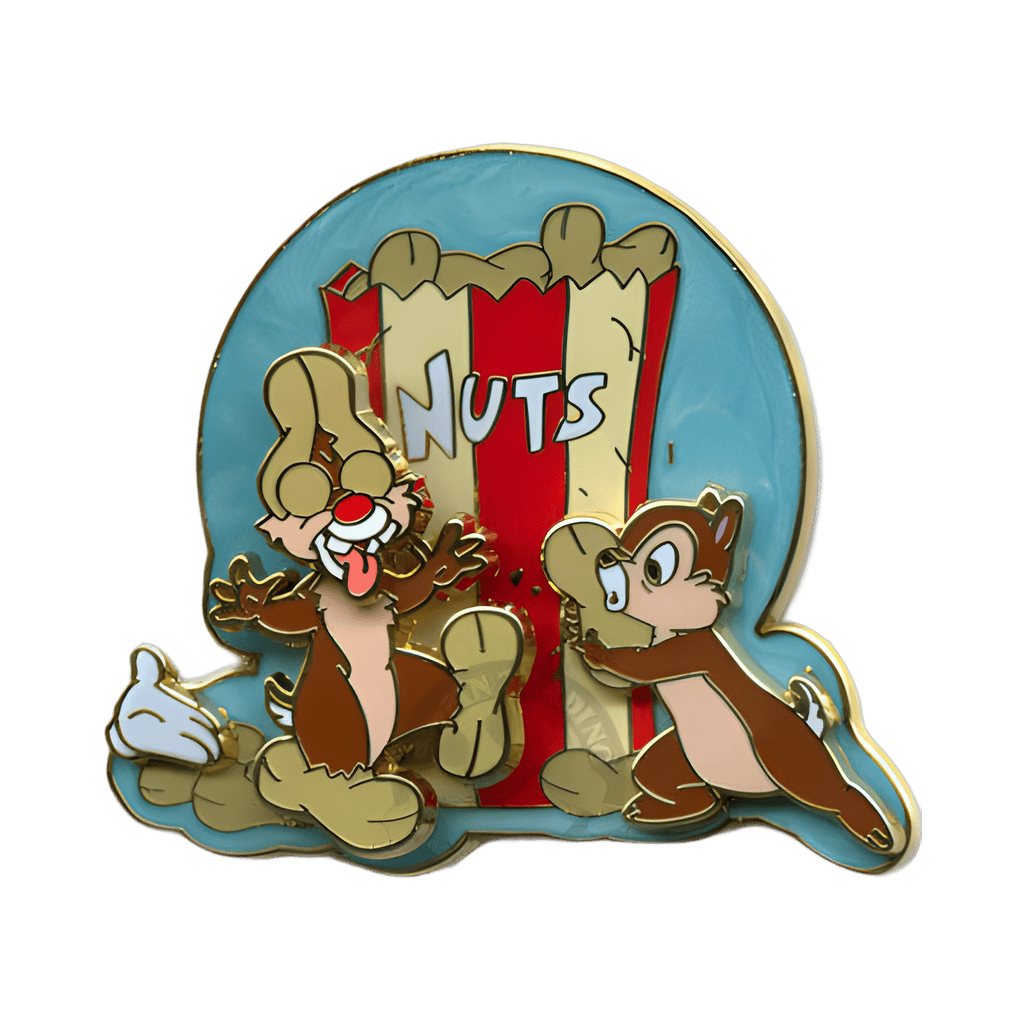 Chip 'n' Dale Acting Nutty Disney pin