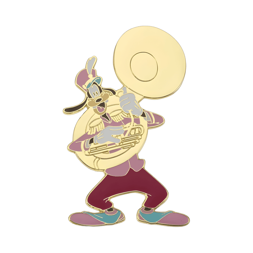 Goofy Playing the Tuba Disney pin