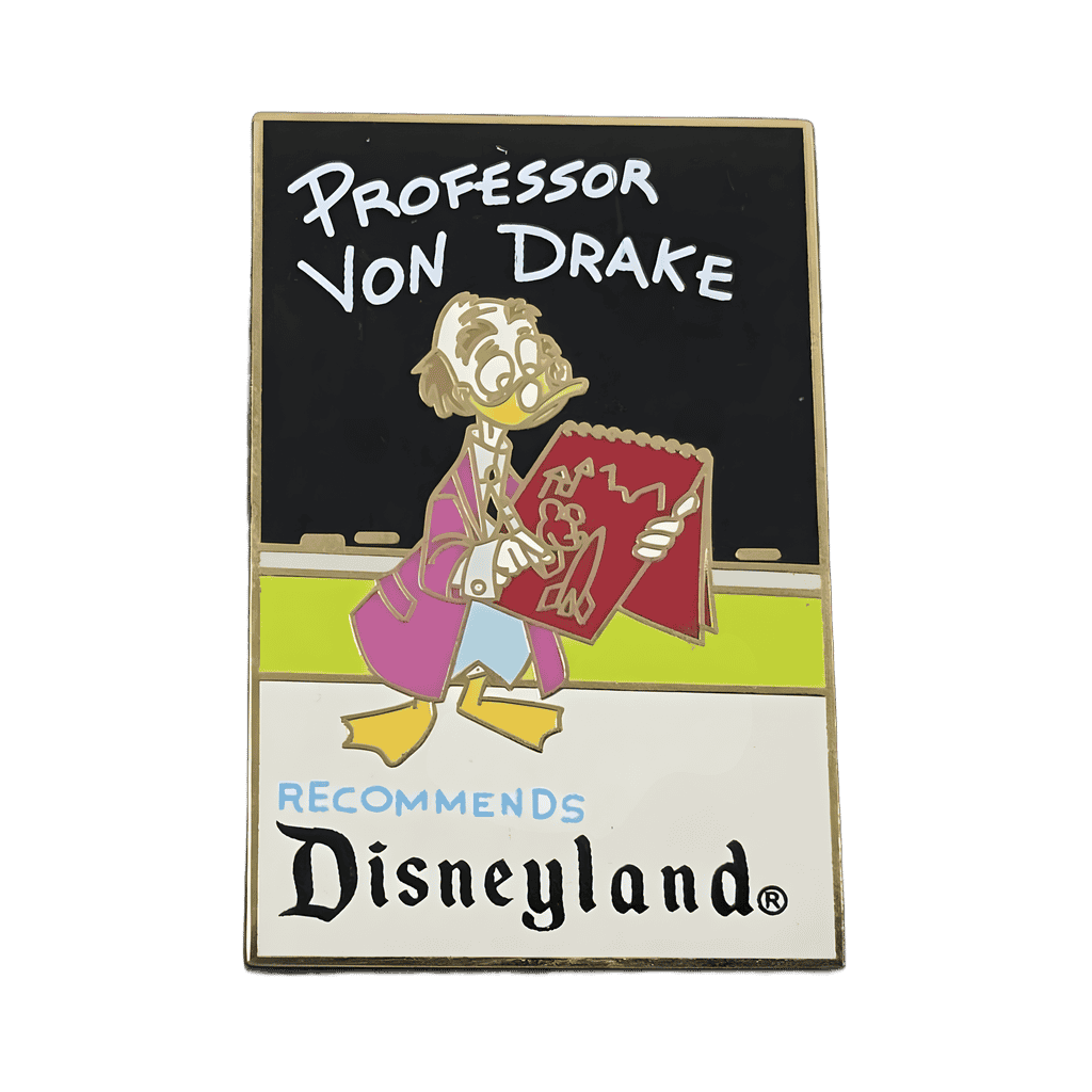 Professor von Drake Recommends Disneyland Disney pin