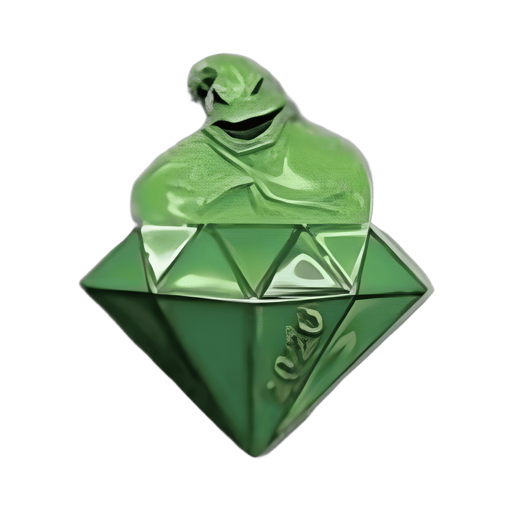 We're All Green Here Emeralds Boxed Set - Oogie Boogie Disney pin