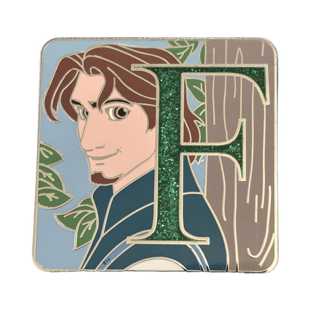 F for Flynn Rider CHASER Disney pin