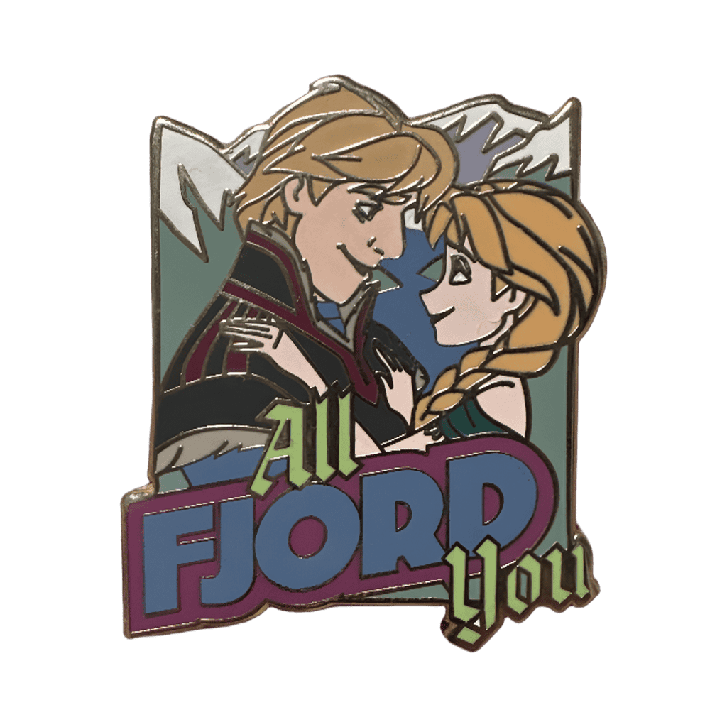 Anna and Kristoff Disney pin