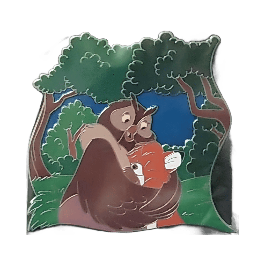 Big Mama & Tod Pin #1 Disney pin