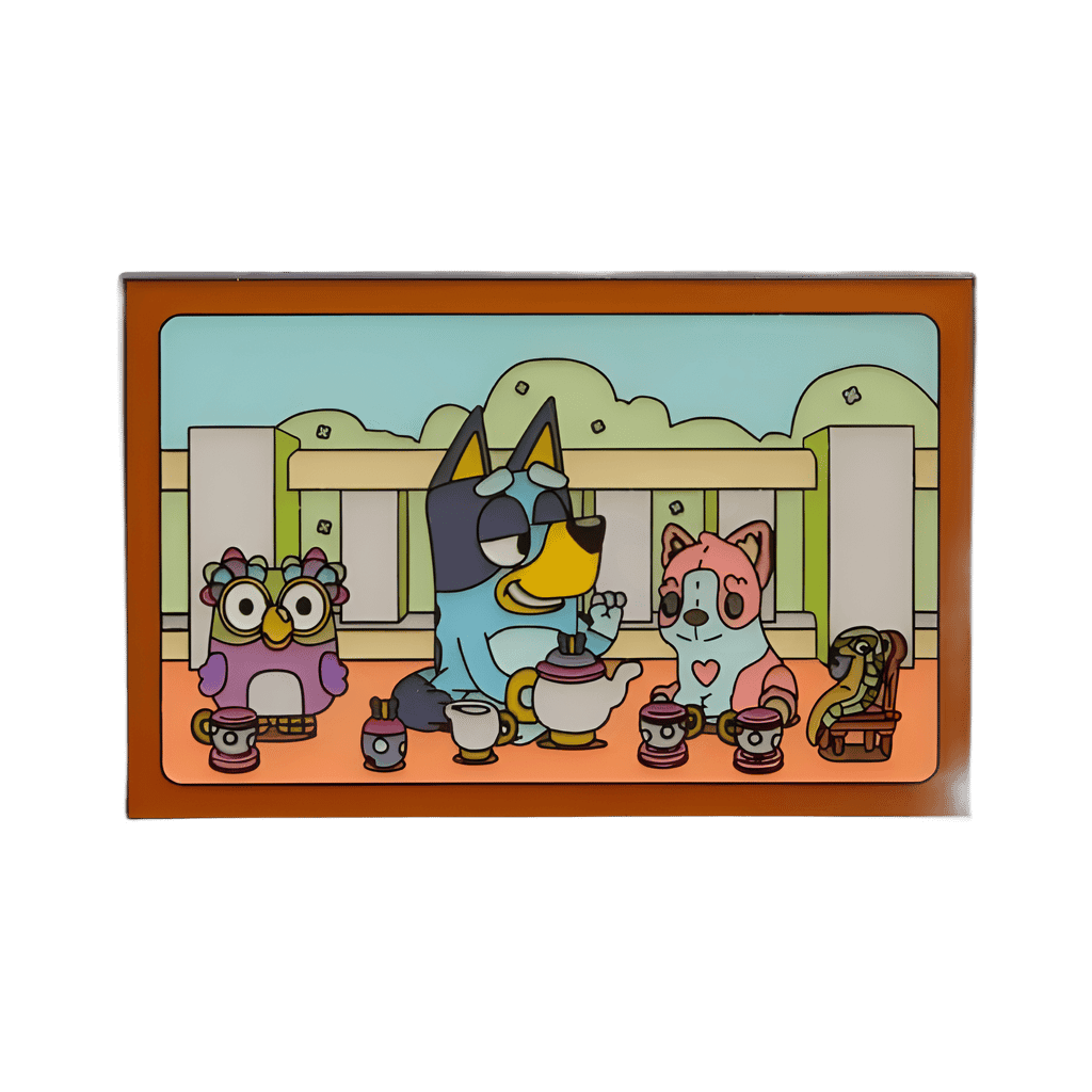 Bluey Tea Party Disney pin